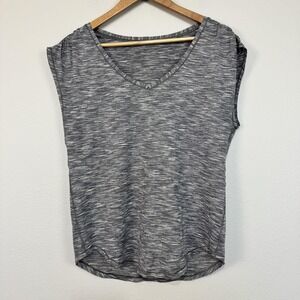 Lululemon Sweat Times Shirt Women's Medium Heathered Gray Lightweight Athletic